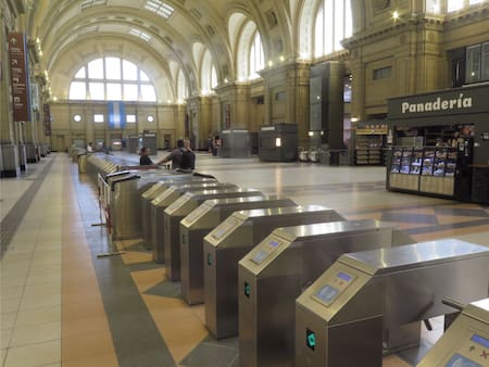 Paro de transporte, trenes. Foto: NA/Juan Vargas.