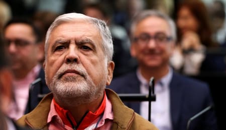 Julio De Vido en el banquillo de la causa Vialidad (Reuters)