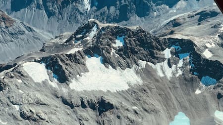 Los glaciares de Nueva Zelanda pierden "continuamente" hielo. Foto: EFE.