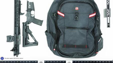 El FBI publicó este miércoles fotografías del arma utilizada en el intento de asesinato contra el expresidente Donald Trump. EFE