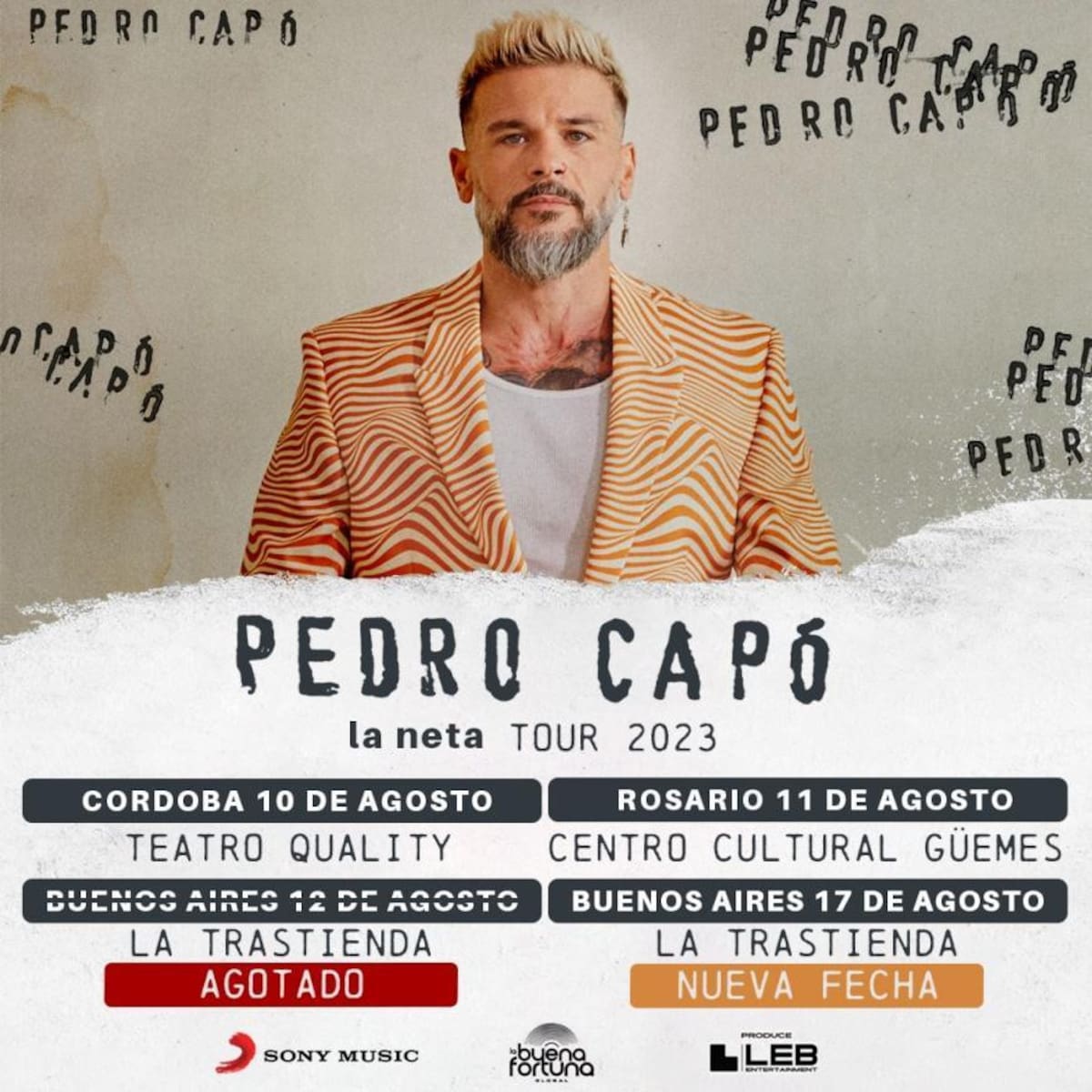 Pedro Capó en Argentina. Foto: prensa.