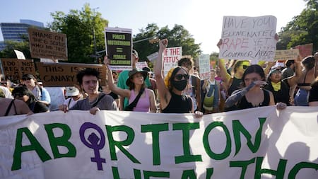 Marchas a favor del aborto en Texas. Foto: EFE