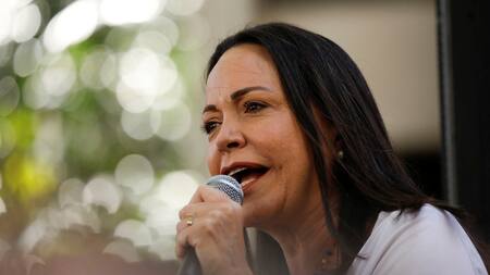 María Corina Machado, líder opositora de Venezuela. Foto: Reuters.