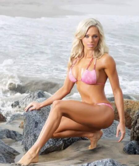 Loni Willison cuando era modelo. Foto: archivo.