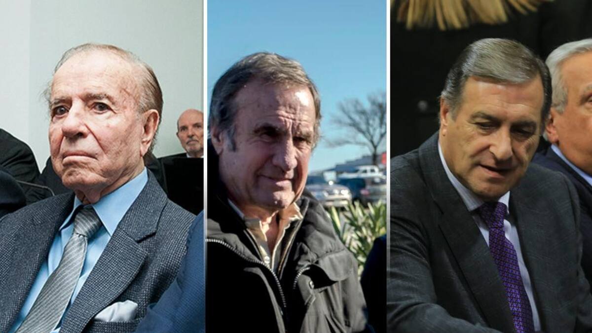 Menem - Reutemann - Rozas - Senadores - Política (NA)