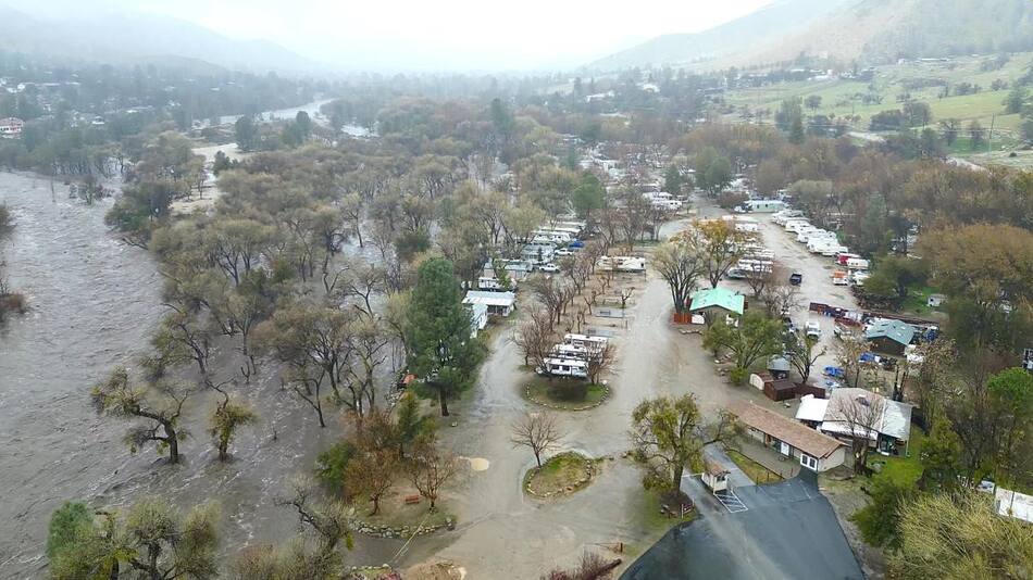 Tormentas e inundaciones en California. Reuters