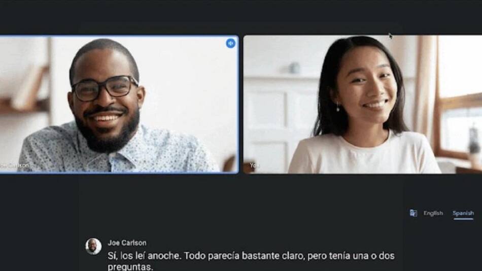 Google Meet prueba subtítulos traducidos en vivo en las videollamadas