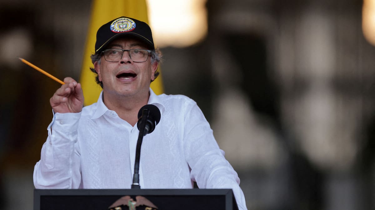 Gustavo Petro, presidente de Colombia. Foto: EFE.