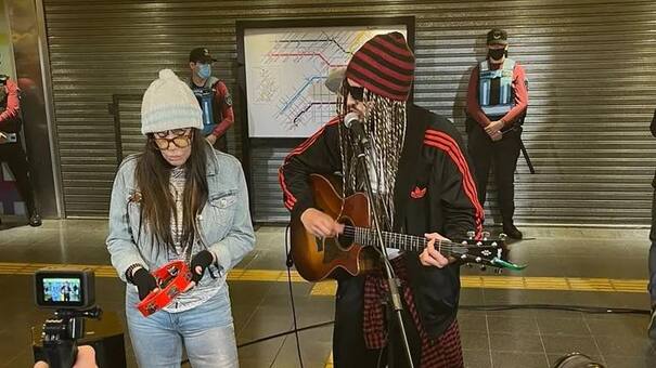 Susana Giménez y Sebastián Yatra sorprendieron a todos en el subte H con un show improvisado