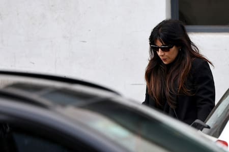 Gianinna Maradona en el juicio por la muerte de Maradona. Foto: REUTERS.