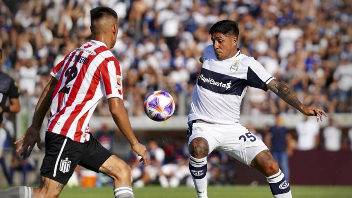 Cristian Tarragona; Gimnasia vs. Estudiantes. Foto: NA.
