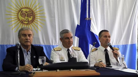 Conferencia de prensa - Armada Argentina hallazgo ARA San Juan Agencia NA
