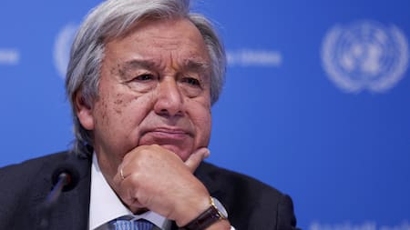 Secretario general de la ONU, António Guterres. Foto: Reuters.