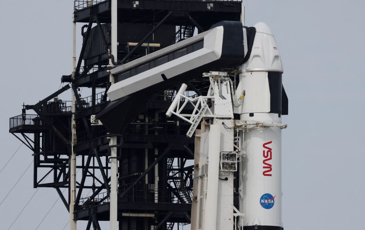 Lanzamiento entre la NASA y SpaceX. Foto: Reuters.