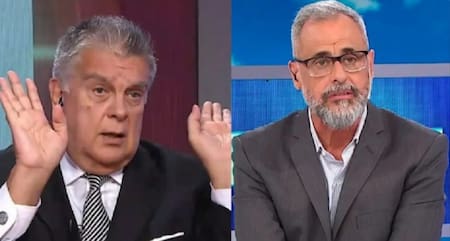 Luis Ventura y Jorge Rial. Foto: NA.