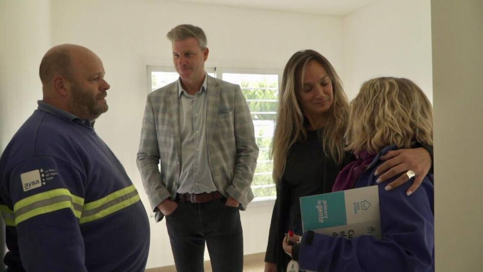 Procrear II, Malena Galmarini, AySA