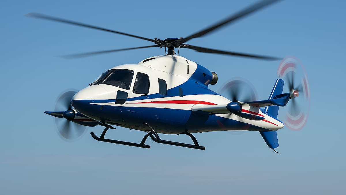 El único helicóptero del mundo en superar los 400 km/h y romper el récord de velocidad