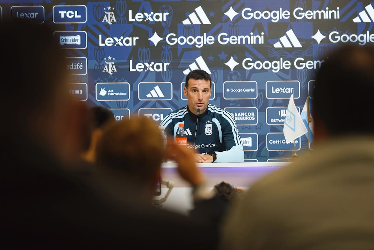 Conferencia de prensa de Lionel Scaloni.