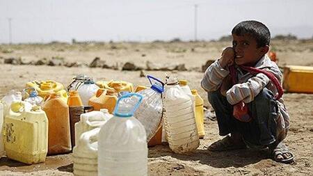 Niño desplazado en Yemen_Wikimedia Commons