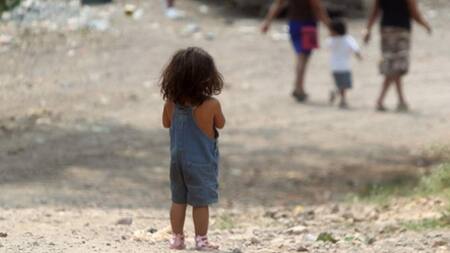 Menores de edad. Foto: EFE