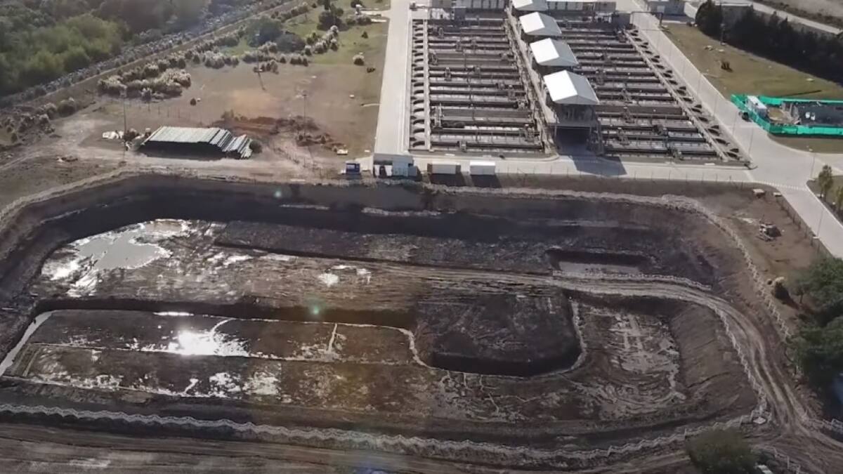 AySA avanza con la construcción de la megaobra “Sistema Berazategui”. Foto: prensa