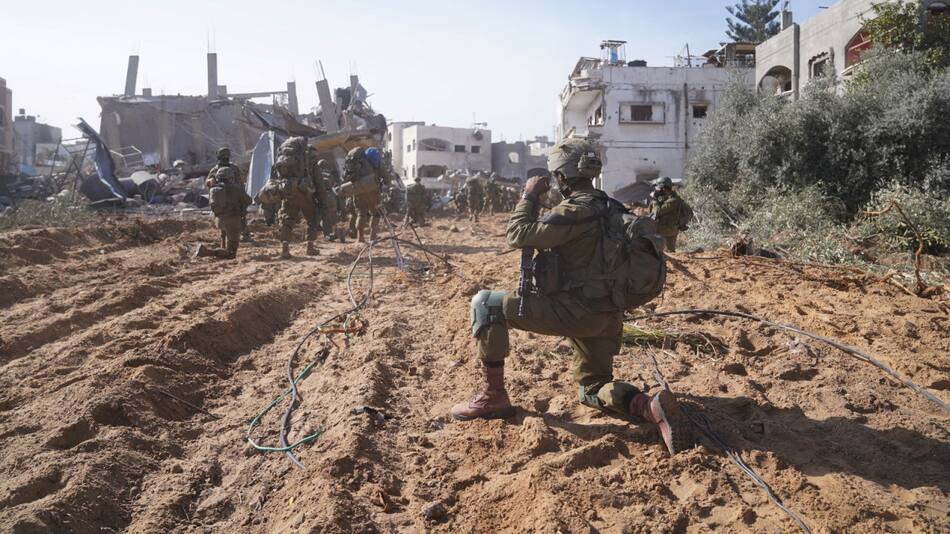 Ataque israelí en Gaza. Foto: Reuters.