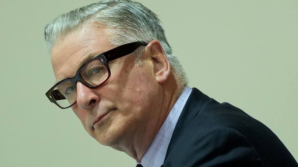 Alec Baldwin en el juicio. Foto: Reuters