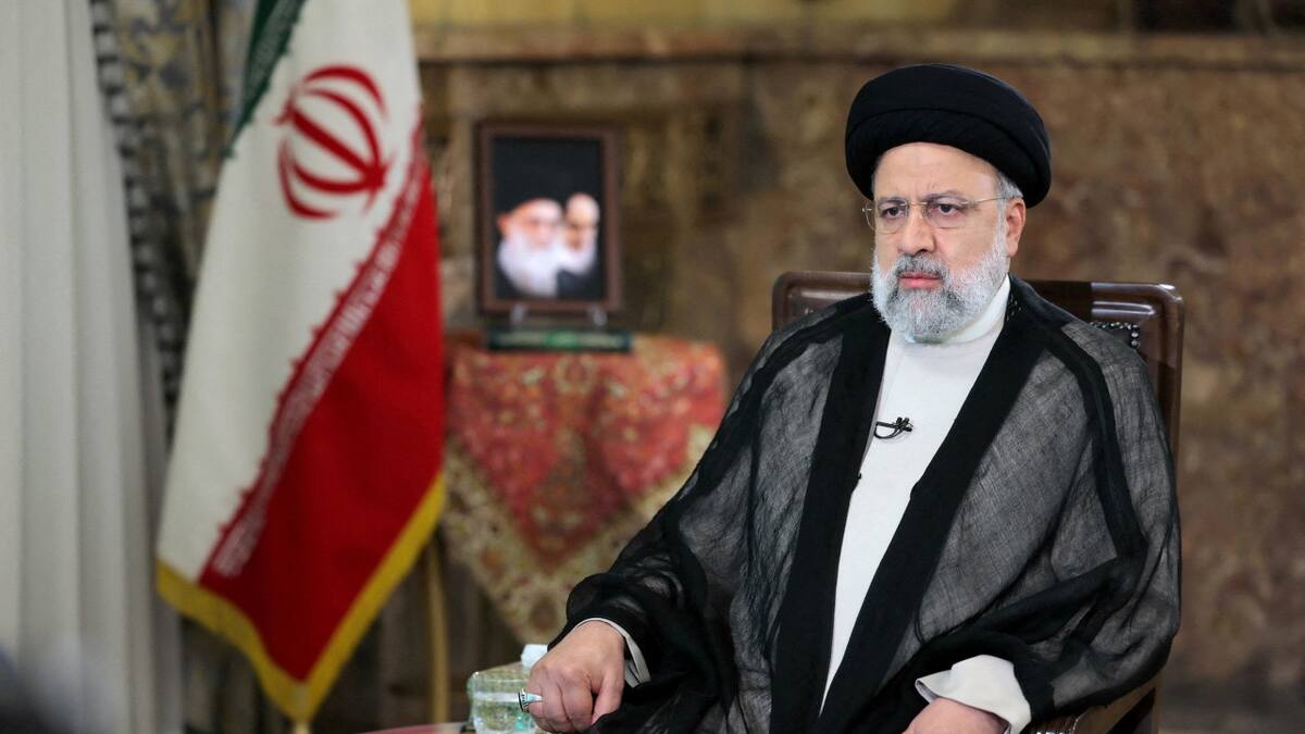 Ebrahim Raisí, presidente de Irán. Foto: Reuters.
