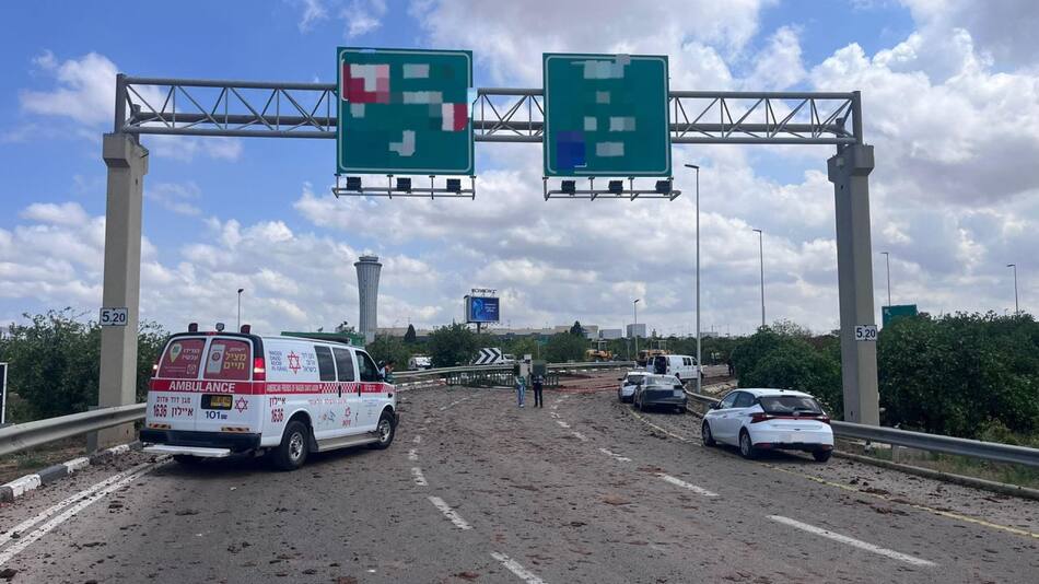 Ataque en Israel. EFE/ Servicio De Emergencias Israelí Magen David Adom