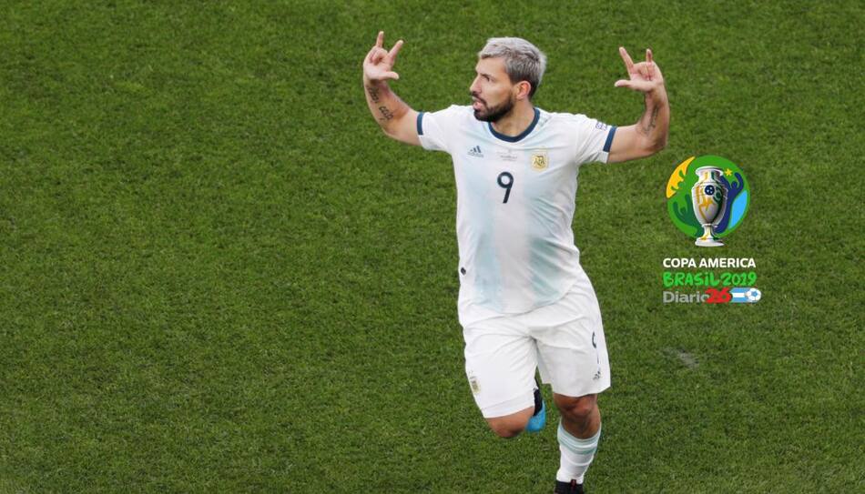 Copa América 2019, Argentina vs Chile, gol de Kun Aguero, deportes, Reuters