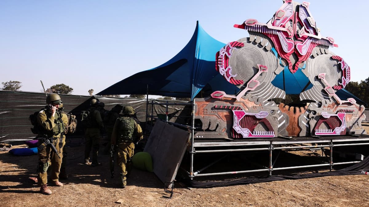 Terroristas de Hamas atacaron un festival de música en Israel. Foto: Reuters.