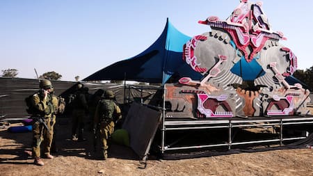 Terroristas de Hamas atacaron un festival de música en Israel. Foto: Reuters.