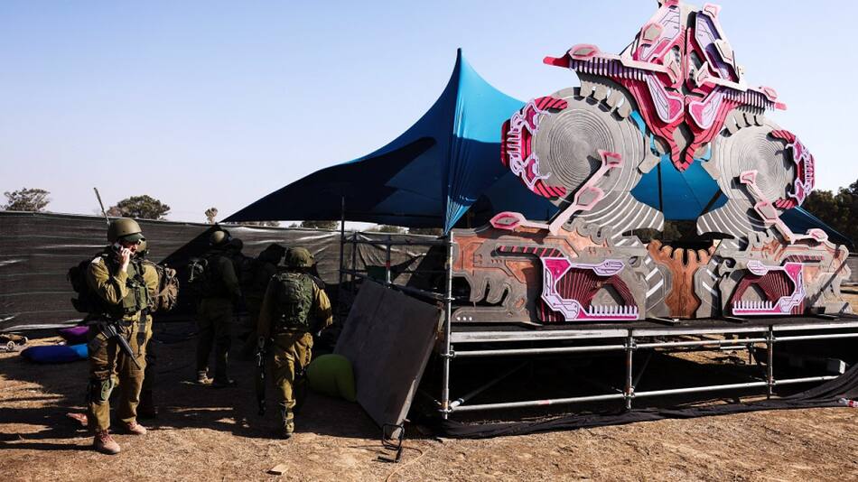 Terroristas de Hamas atacaron un festival de música en Israel. Foto: Reuters.