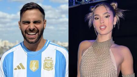 Grego Rossello y Julieta Poggio. Fotos: Instagram.