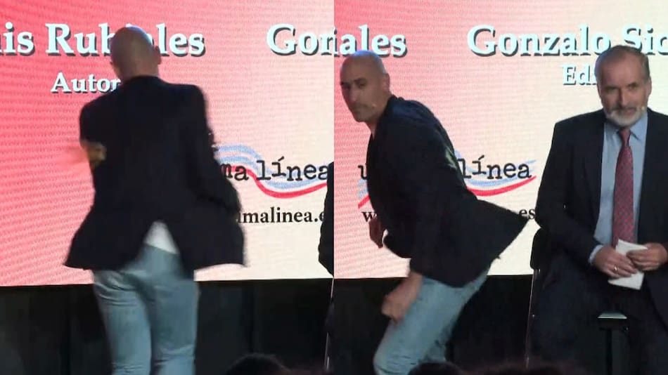 El expresidente de la Federación Española de Fútbol vivió un momento insólito.