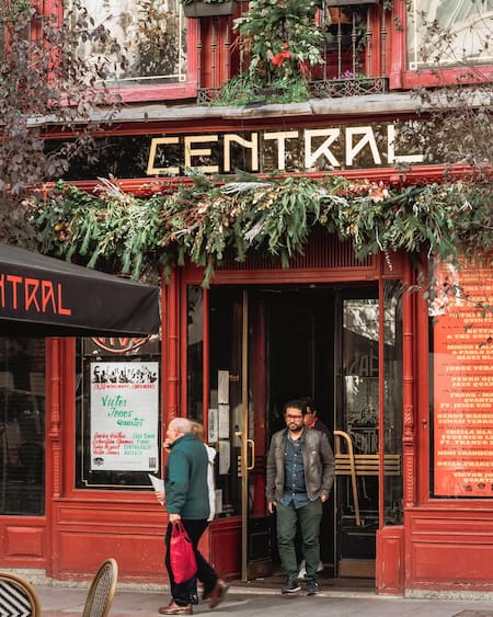 Café Central de Madrid.
