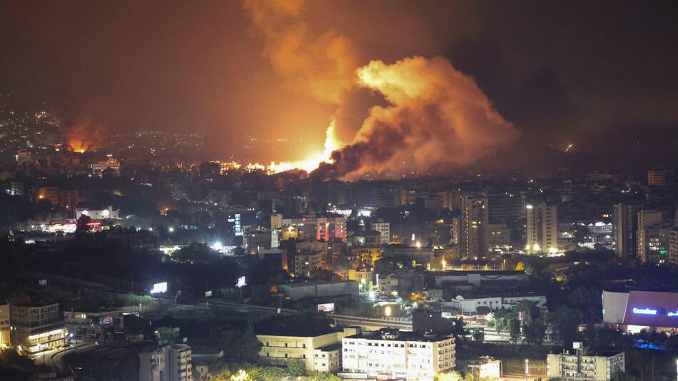Ataque israelí contra El Líbano; guerra Israel-Hezbollah: Foto: Reuters