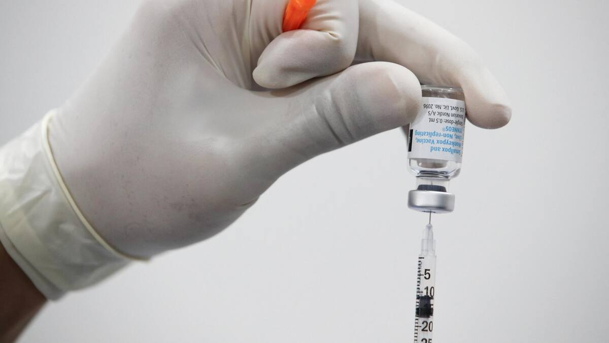 Vacuna para la viruela del mono y mpox. Foto: EFE.