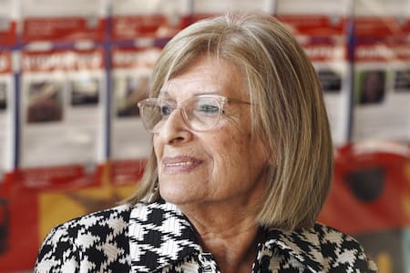 Ofelia Feler fue rehén de Hamás durante 53 días. Foto: EFE.