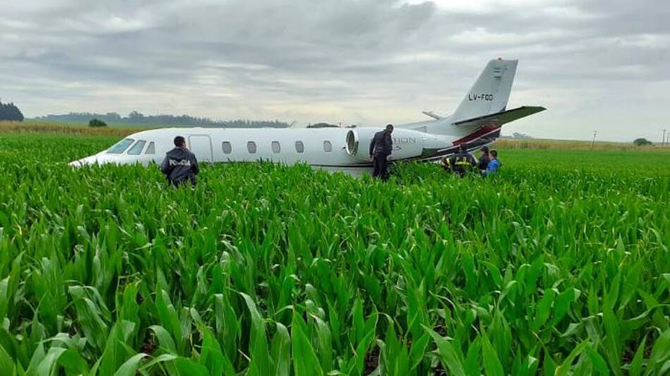 Aterrizaje de emergencia cerca de Mar del Plata
