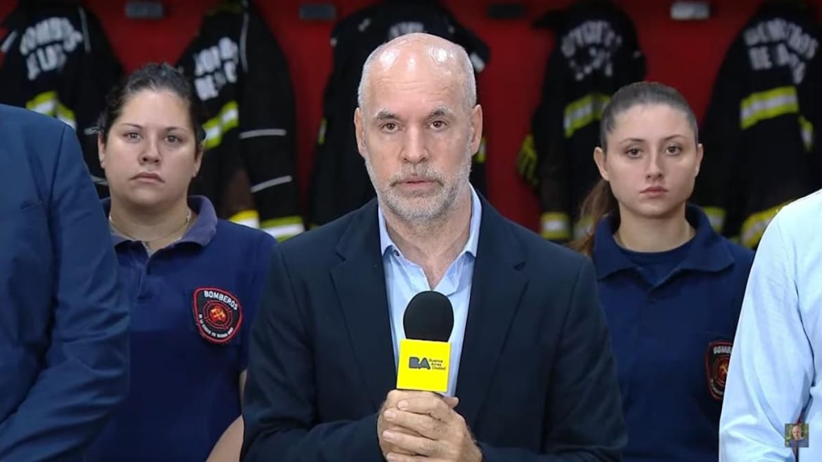 Horacio Rodríguez Larreta, jefe de Gobierno de CABA, foto captura de video