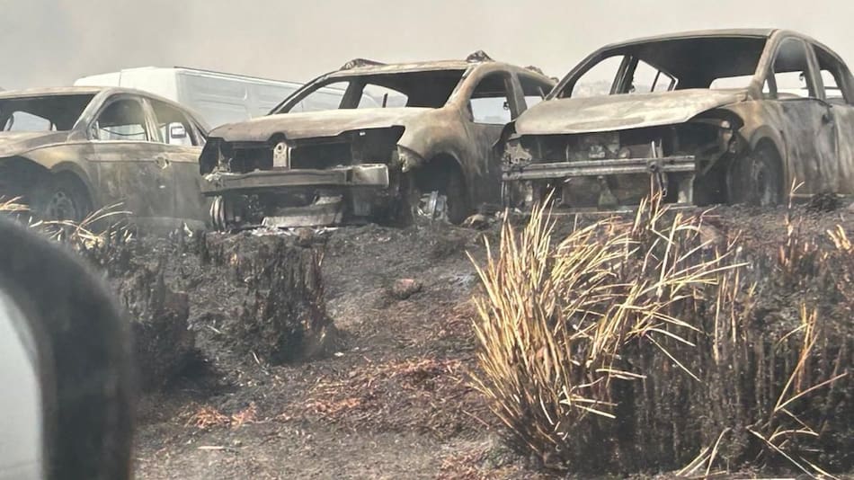 Incendio en el Parque Nacional Quebrada del Condorito de Córdoba.