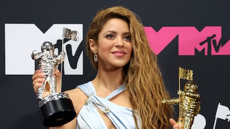 Shakira en los premios MTV. Foto: Reuters.
