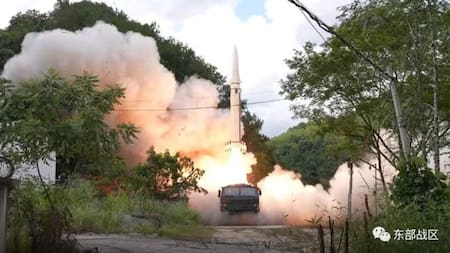 Misil hipersónico chino. Foto: Reuters.