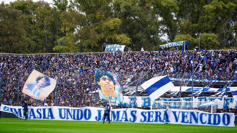 El estadio Juan Carmelo Zerillo, de Gimnasia y Esgrima La Plata. Foto: NA.