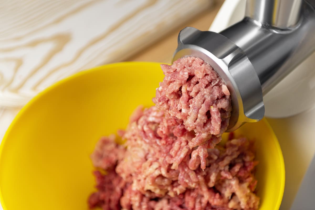 Carne picada.