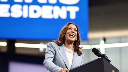 Kamala Harris, vicepresidente de Estados Unidos. Foto: Reuters.
