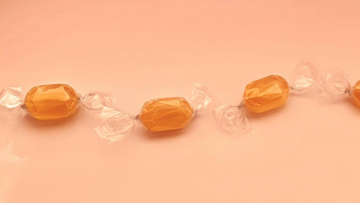 Caramelos de miel caseros.
