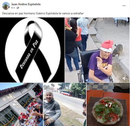El hombre de 52 años estaba internado en Melchor Romero. Foto: Facebook / José Andrés Espíndola.