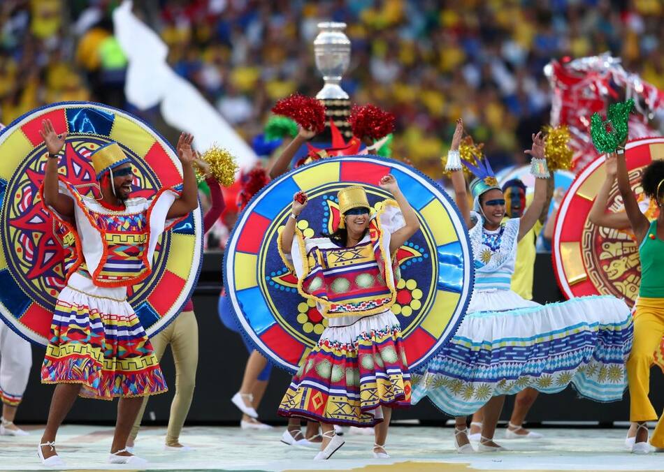 Fiesta de cierre, Brasil vs Perú - Copa América Reuters